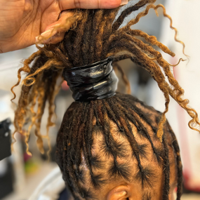 Handmade Loc Ties — Black